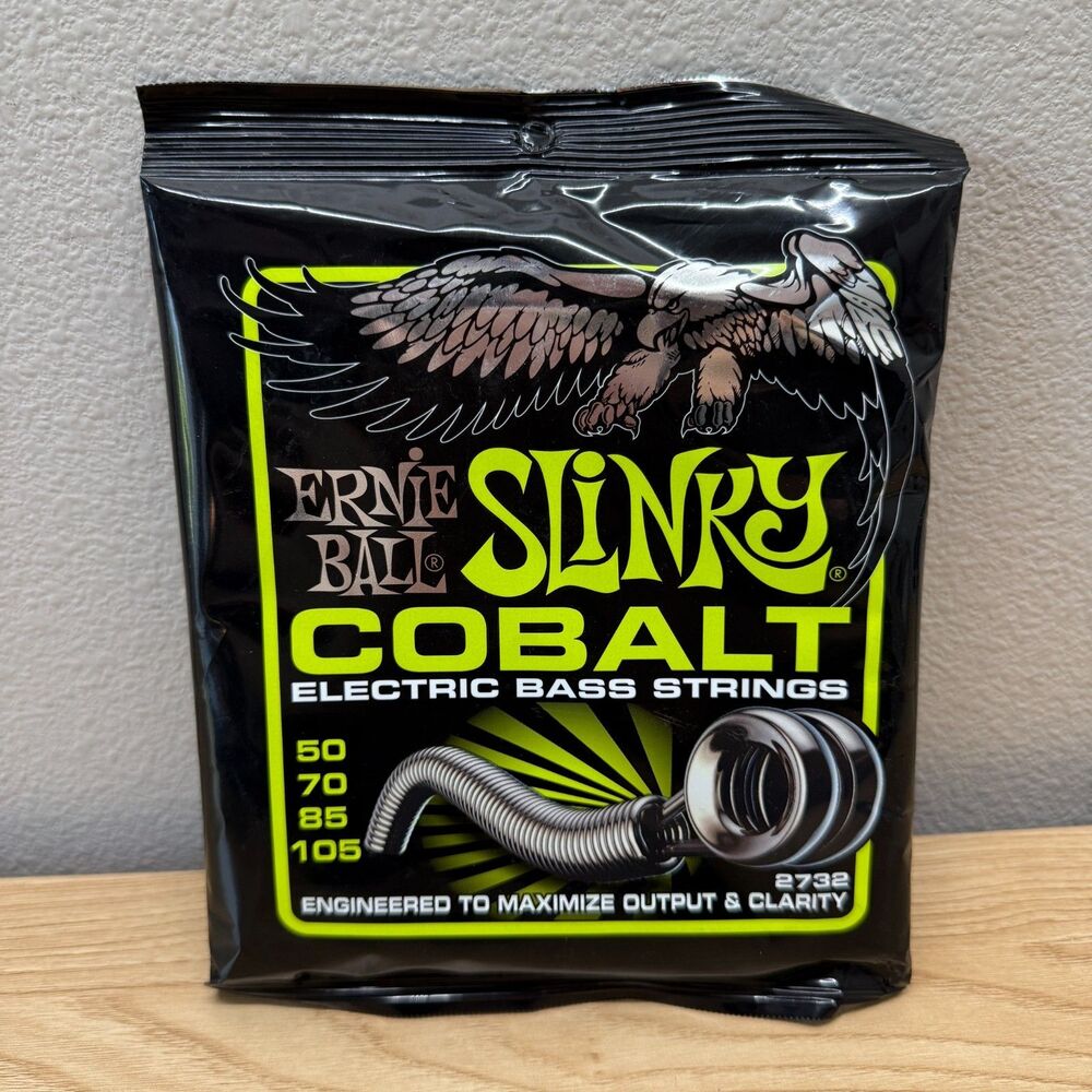 Ernie Ball 2732 Regular Slinky Cobalt Electric Bass Strings 50 , 70 , 85 , 105